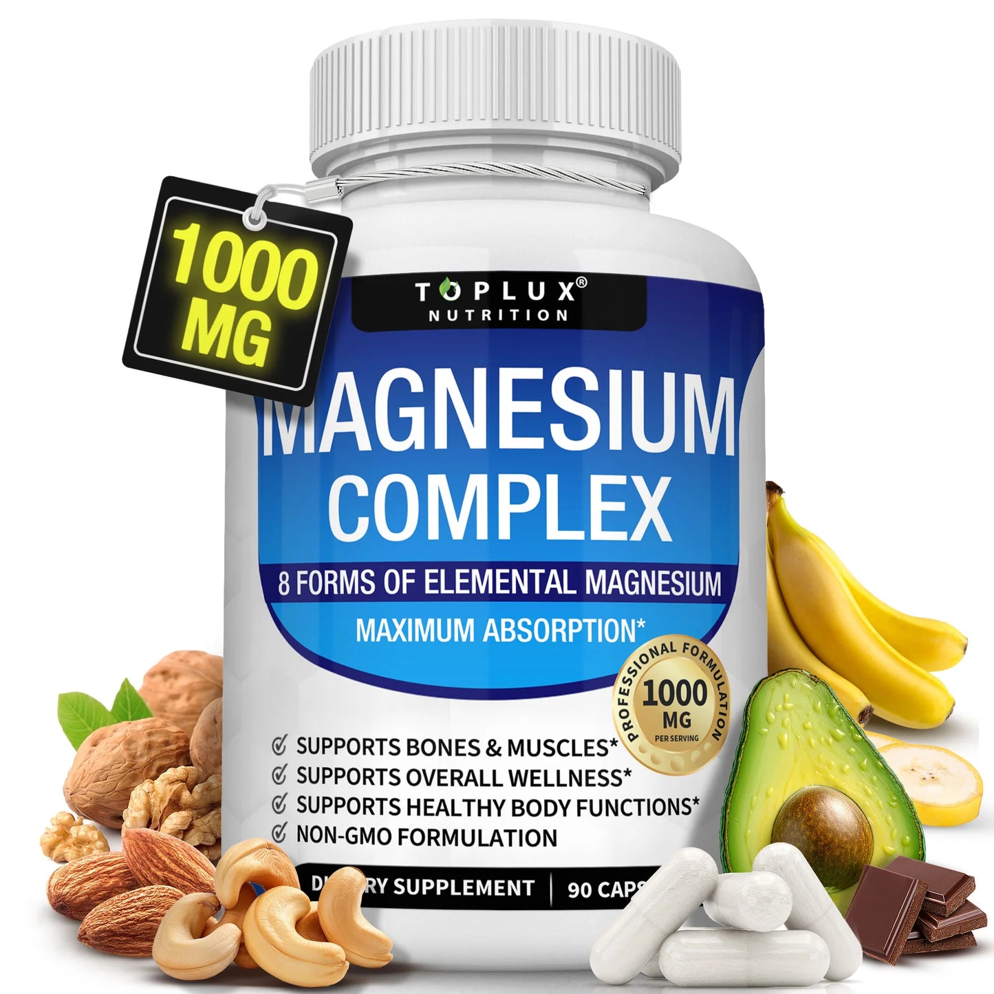 Toplux® Magnesium Complex 🌿 2X1 IMPORTADO 🇺🇸